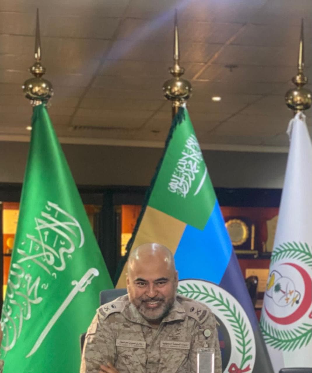 Major General Doctor Yasser Mandourah in casual leadership moment